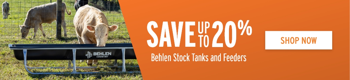Behlen Stock Tanks and Feeders