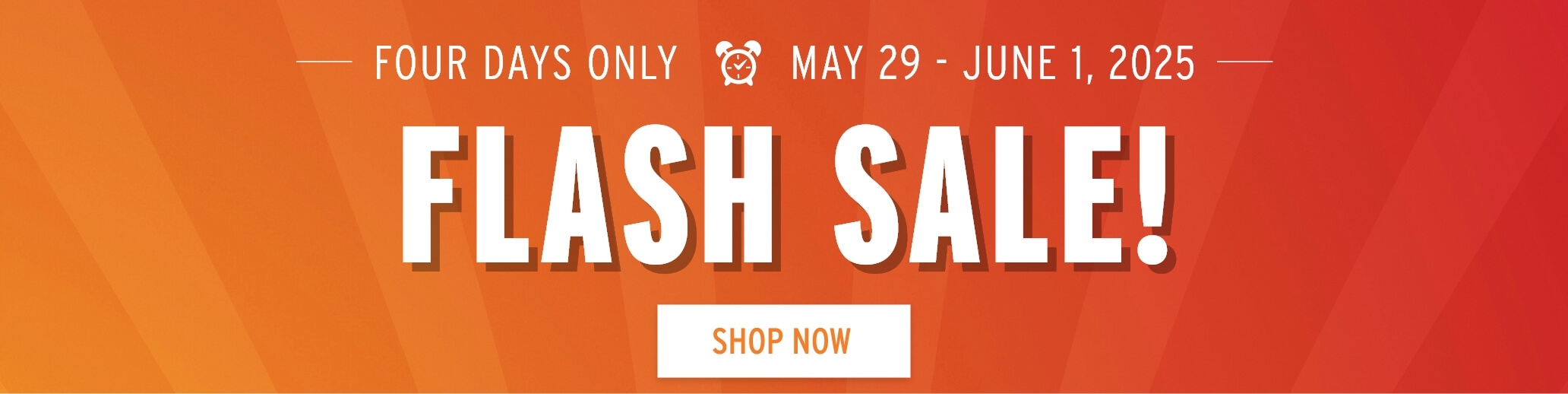 May Weekend Flash Sale