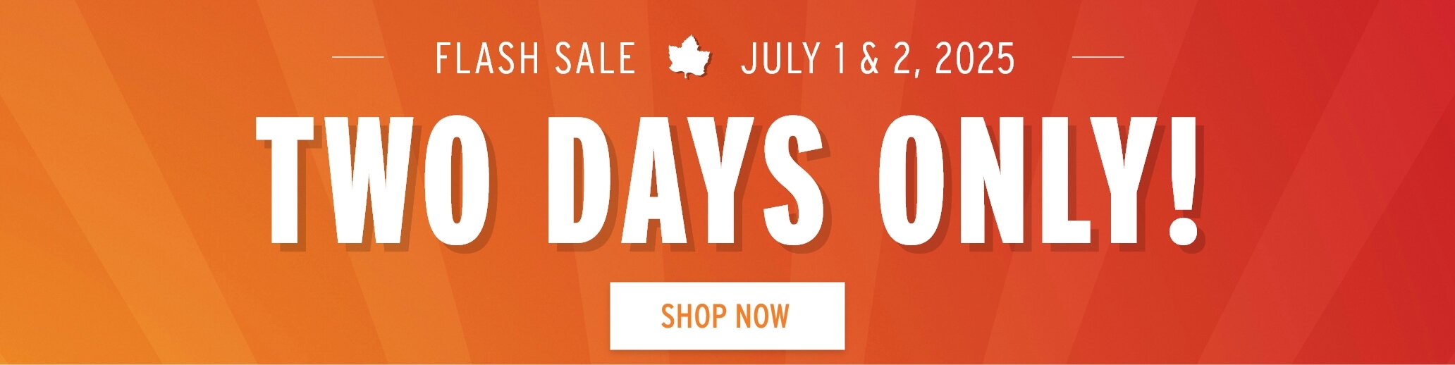July A Flash Sale
